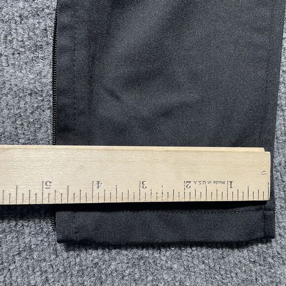 Nike Dri-Fit Track Pants Mens Small Black Zip Ankle 24 Logo Training 588501-010 - Picture 9 of 12